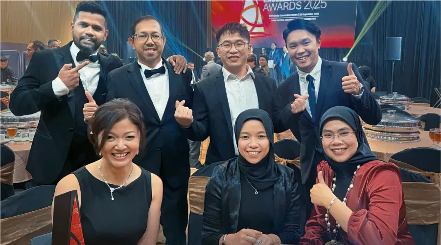 The Billplz team at the IMT-GT Awards Gala, Kuala Lumpur